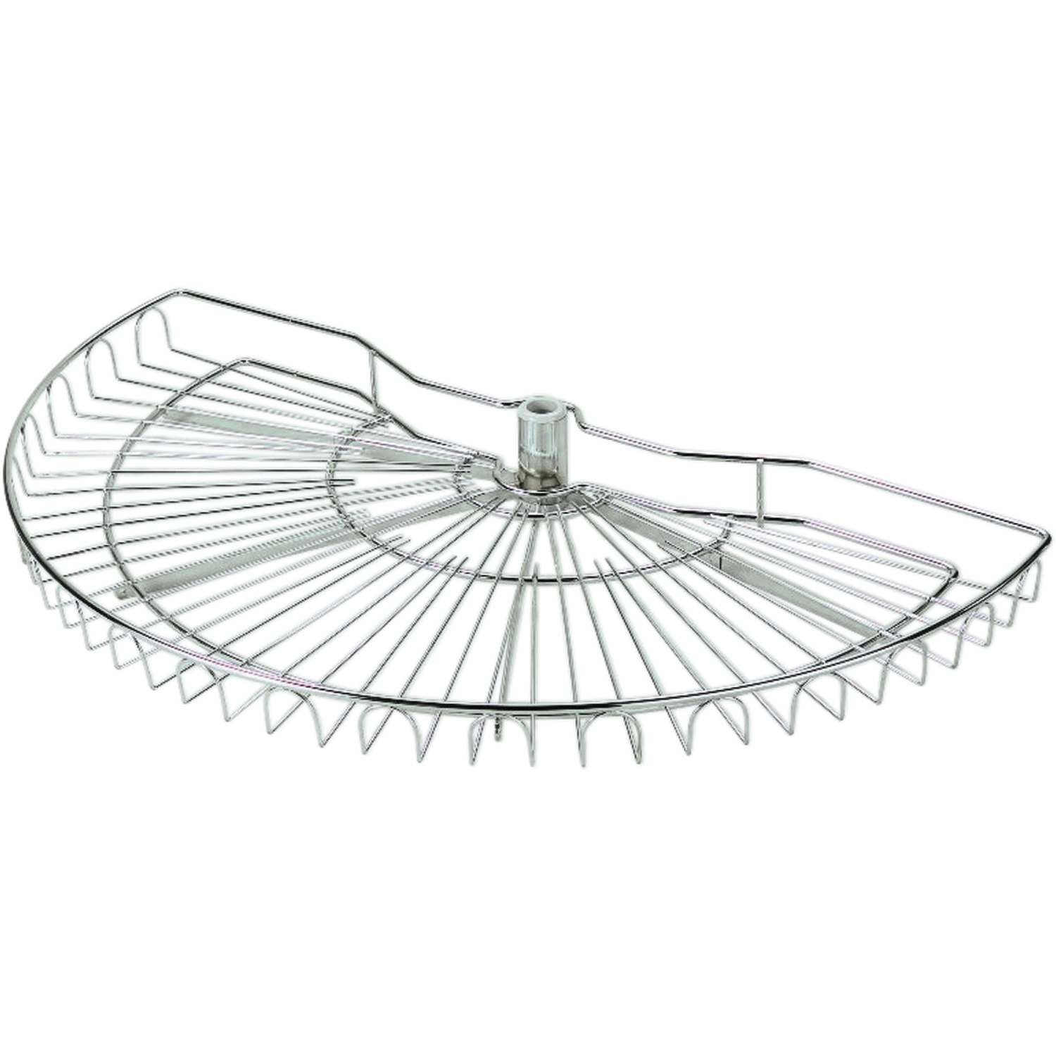Vauth-Sagel VS COR Wheel Eckschrank-Drehboden 2/4-Kreis Set Classic 850 mm Silber