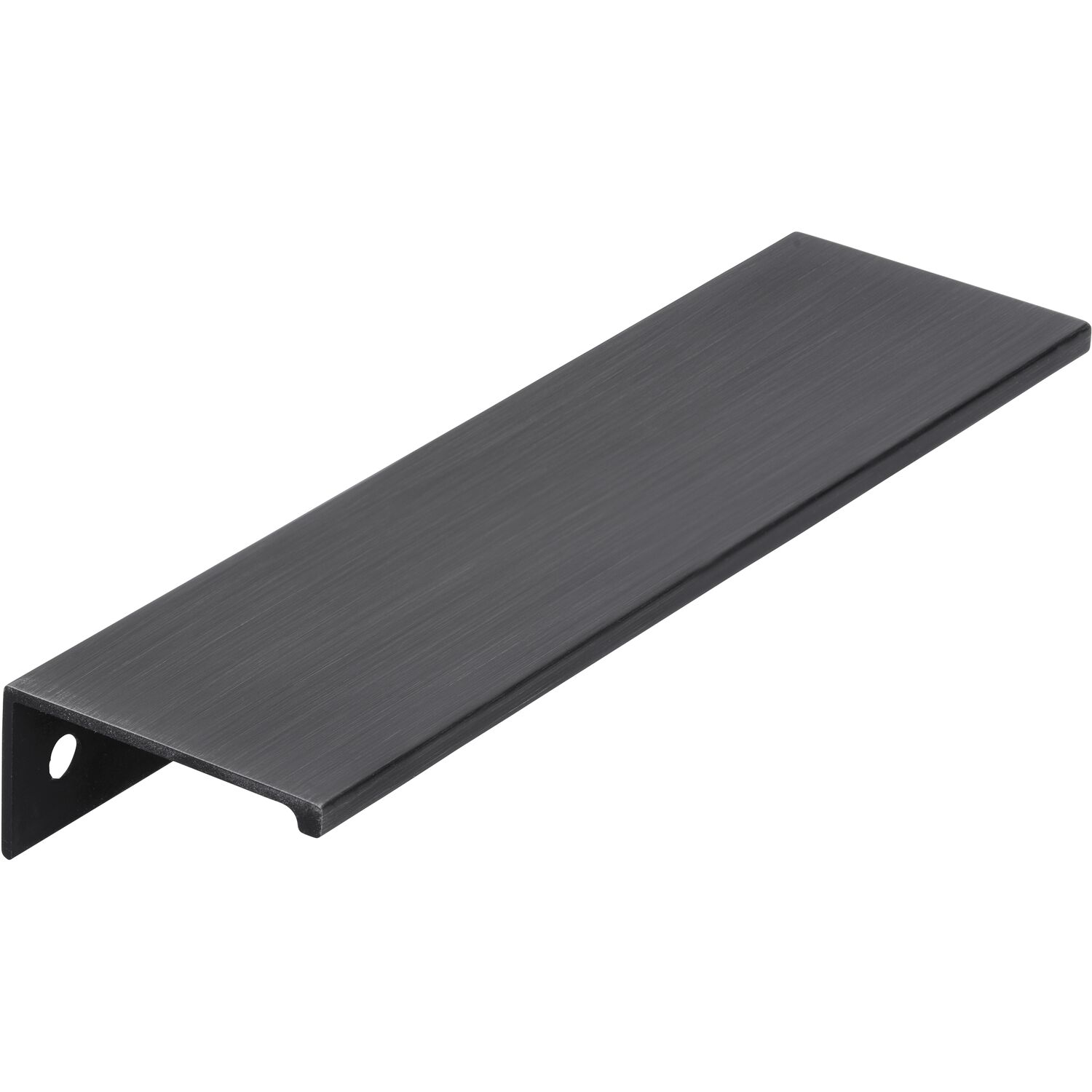 SIRO Griffleiste Crevan LA 128 mm, Länge 145 mm, Aluminium eisenfärbig gebürstet matt