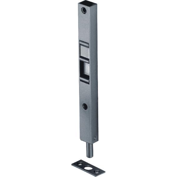 Strenger Kantenriegel U-Gehäuse mit Griffschieber eckig 200 x17x 12mm verzinkt
