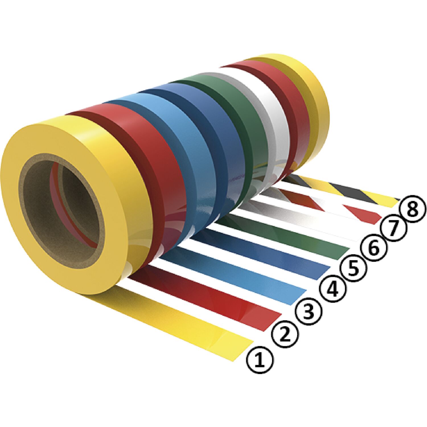 FATH Bodenmarkierungsband rot 50mm x 50m