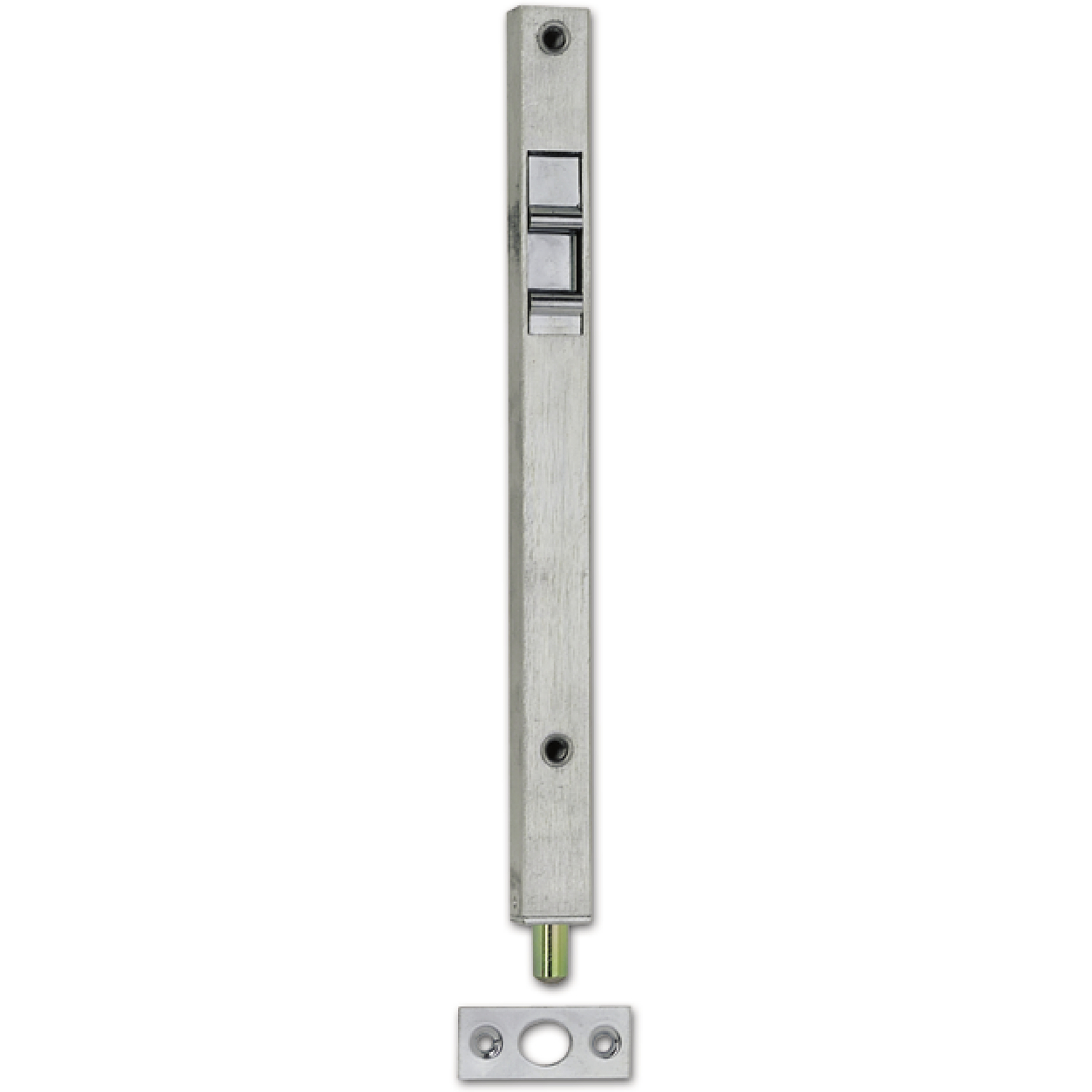 Strenger Türkantriegel U-Gehäuse mitGriffschieber 250x20x15mm Hub 22 verzinkt