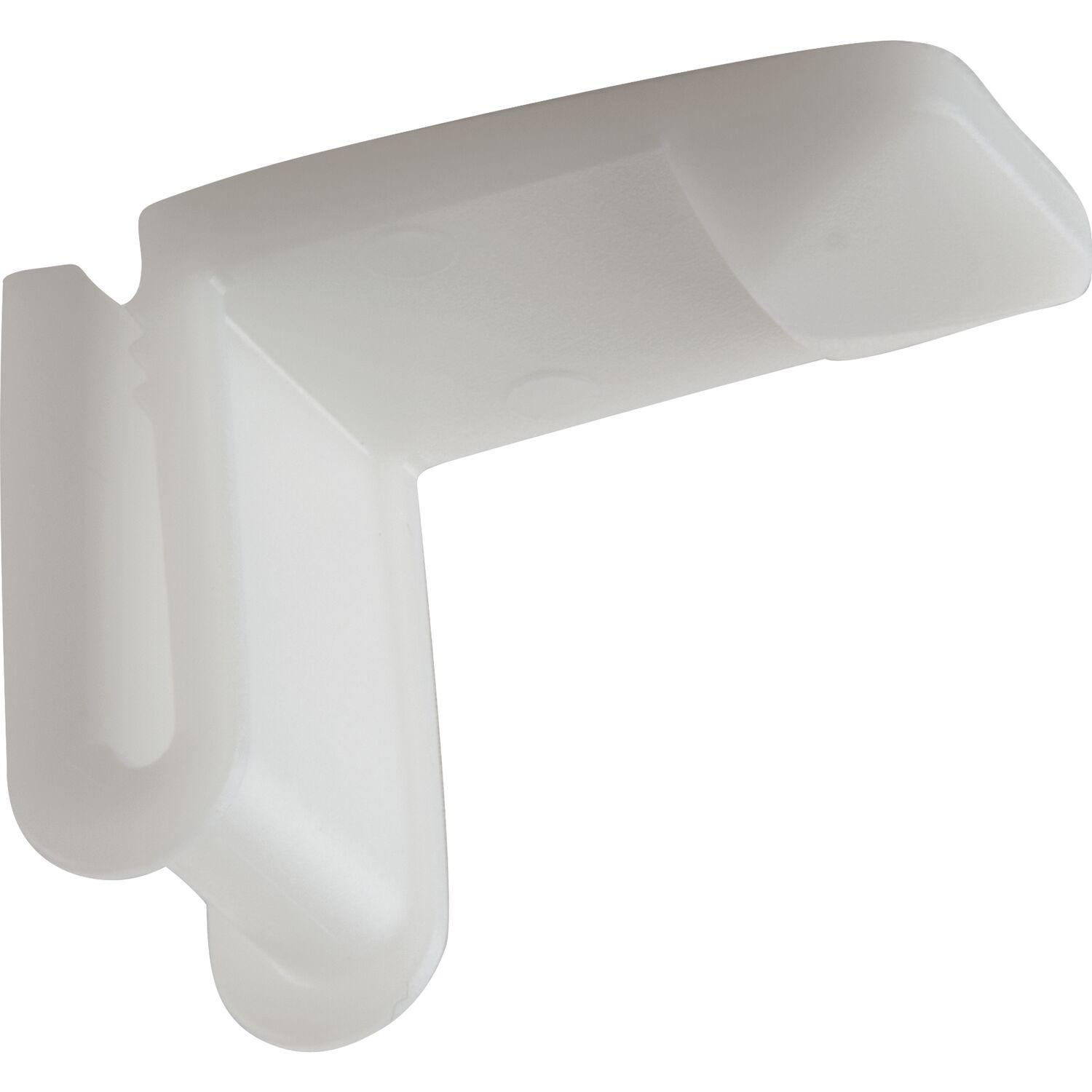 Hettich Korrekt Planform Blendenhalter für Gleiter, Kunststoff, weiß