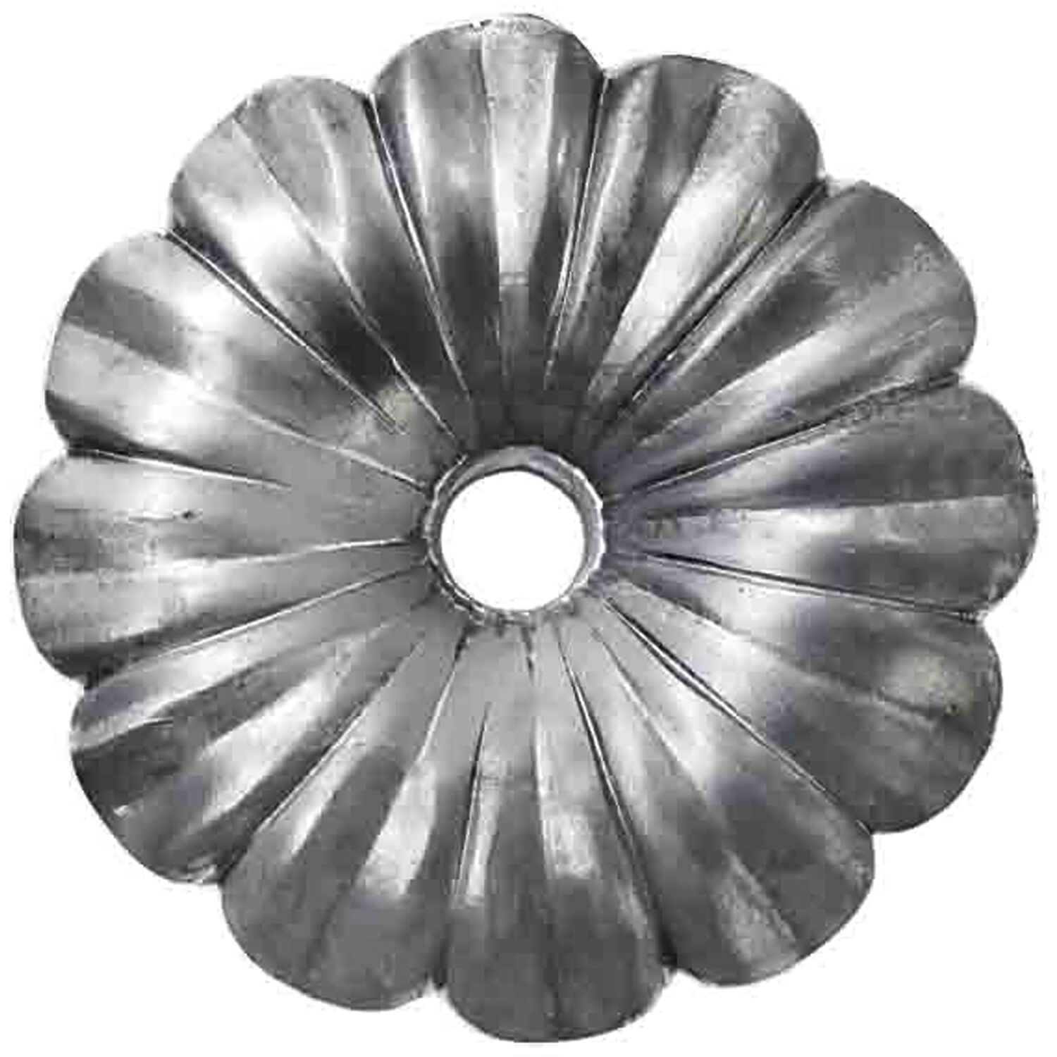 IAM DESIGN Rosette ø 95 mm, mit Loch 8 mm, Schmiedeeisen