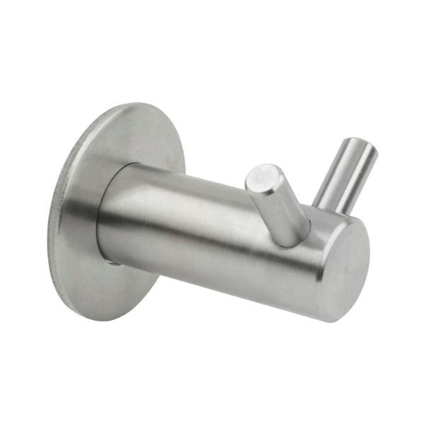 SIRO Mantelhaken Pechal Breite 35mm Höhe 35mm Edelstahl gebürstet