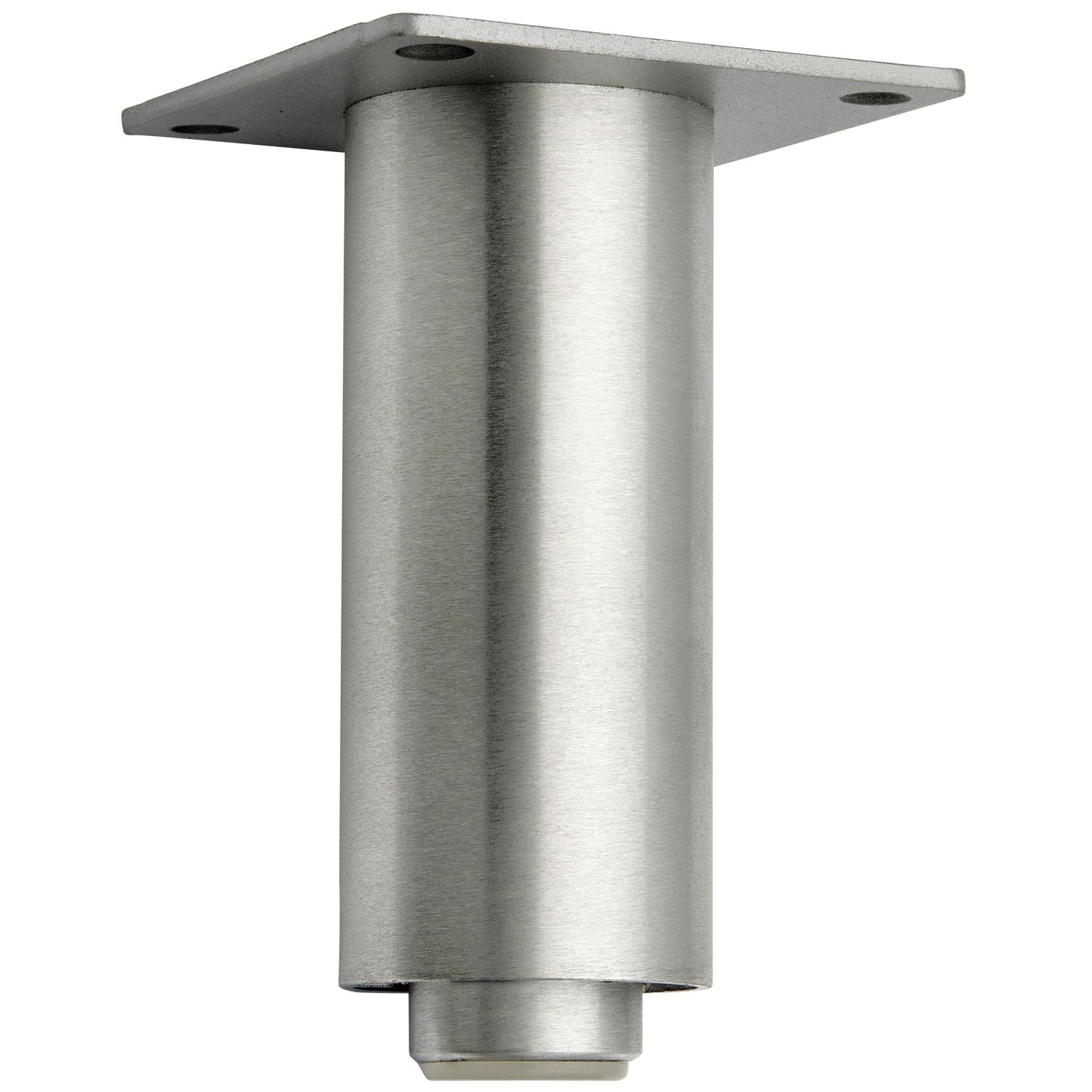 Dekorfuß Fuß ø 30 mm, Länge 120 mm, Aluminium gebürstet