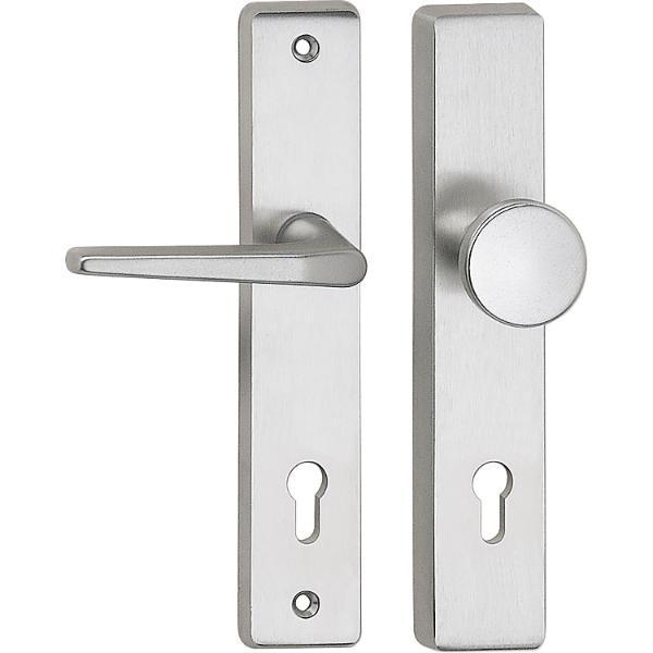 SH-Wechselgarnitur RIVA Knopf rund, TS 37-49/64-73, ohne Kzs., silber