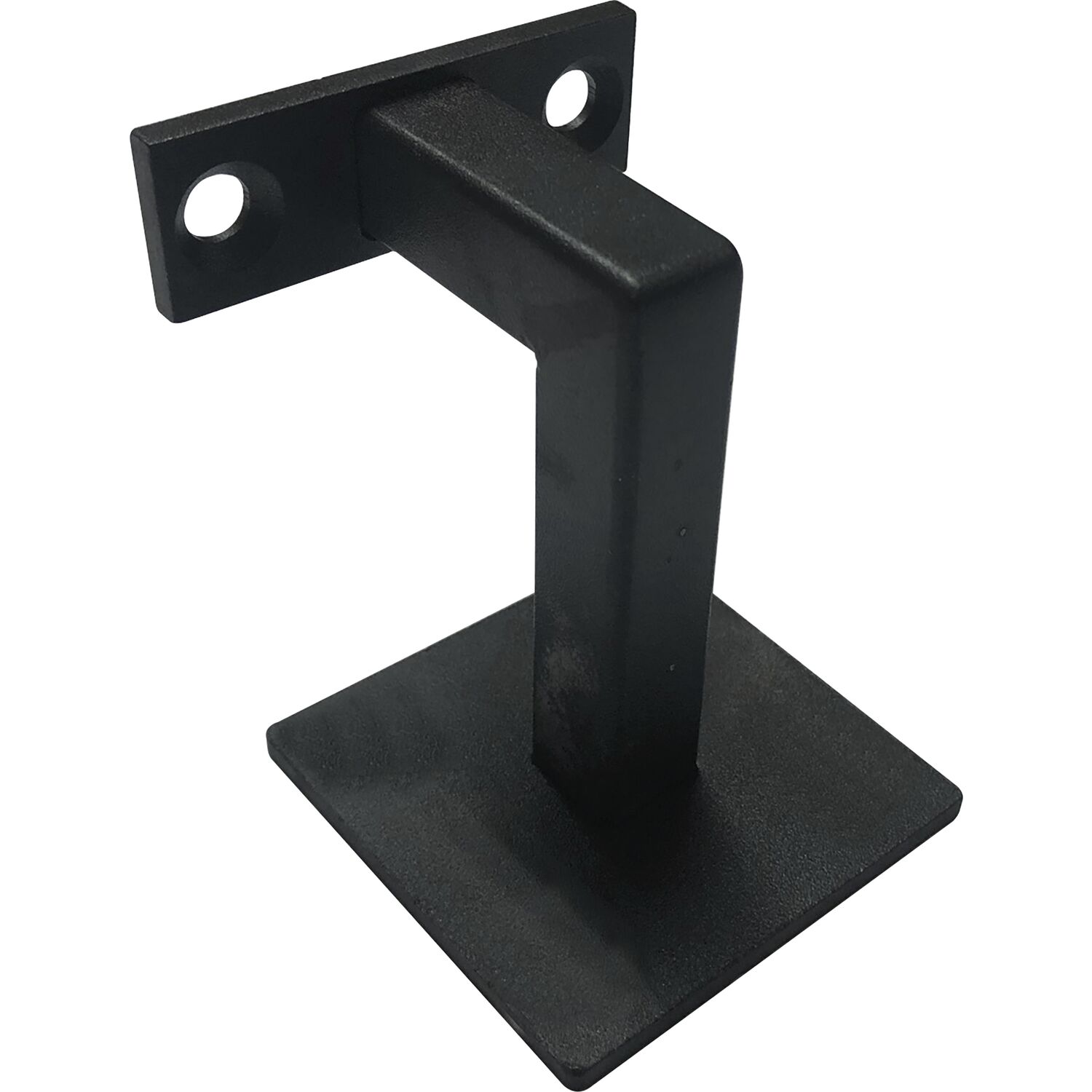 Halcö Handlaufträger mit Schraubbefestigung,Wandabstand 78 mm,schwarz lackiert RAL9005