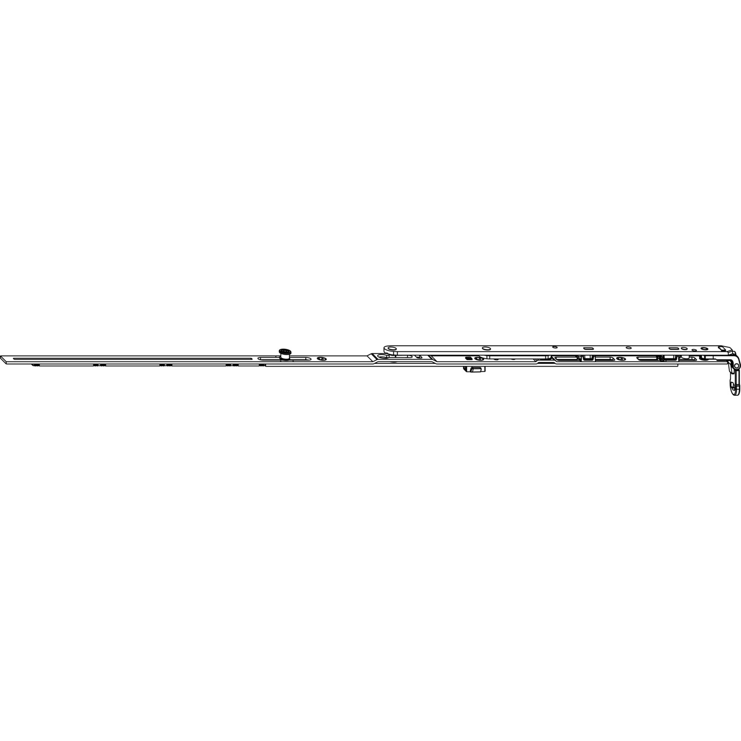 Maco #208892 MACO MM Winkelbandschere für Schrägfenster, Gr. 800, 80 kg, 1 iS (208892)