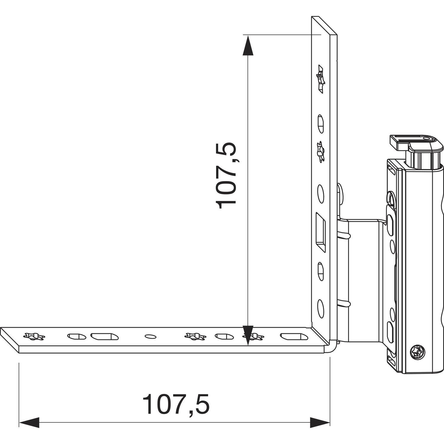Maco #213684 MACO Falzecklagerband DT130 mit ÜV 12/20-13 mm weiß links (213684)