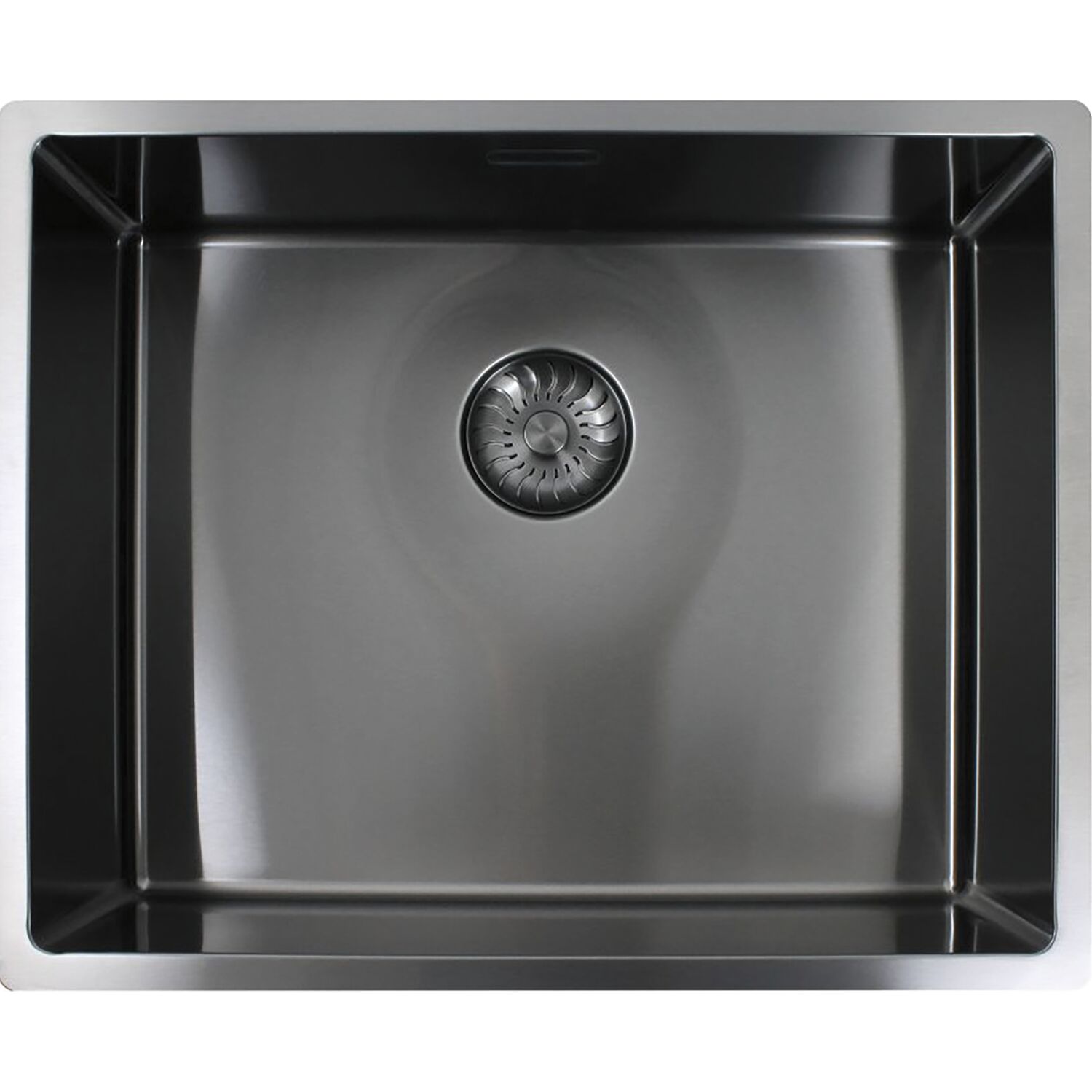 solido 3D-Spüle CAPP50R10GM Edelstahl-Anthrazit Gun Metal