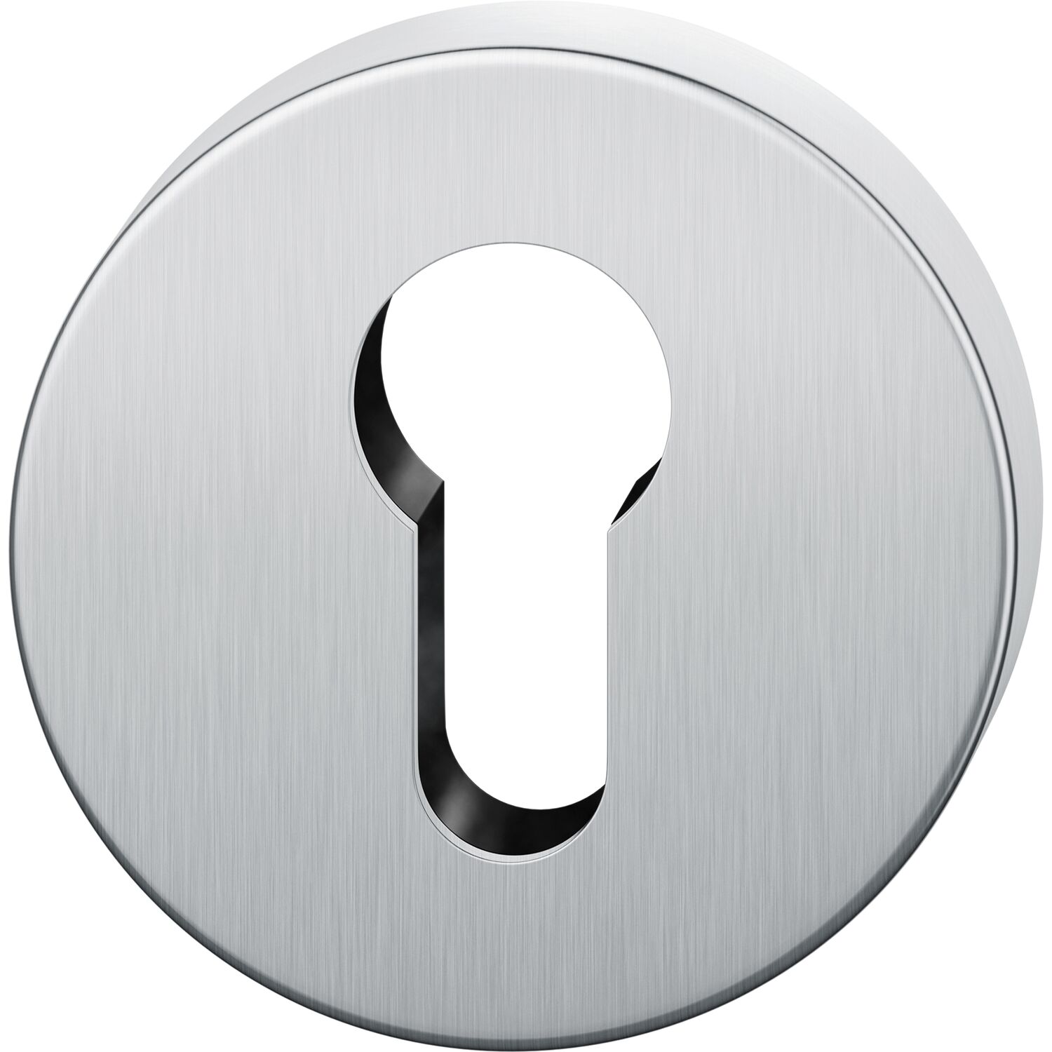 FSB FSB Zylinderrosette rund 12 1735 01510 AGL, Edelstahl matt