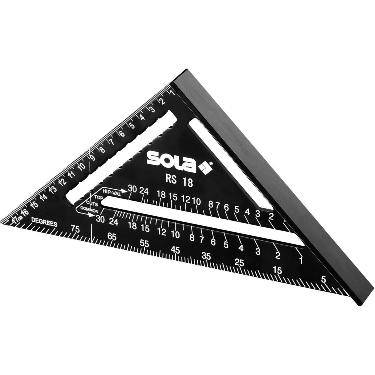 Sola Sparrenwinkel RS 18 185 x 185 mm schwarz beschichtet