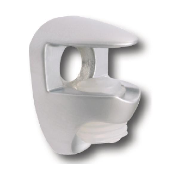 ITALIANA ferramenta Glasbodenträger Cobra zum Anschrauben, Glas 5-6mm VPE 100 ST