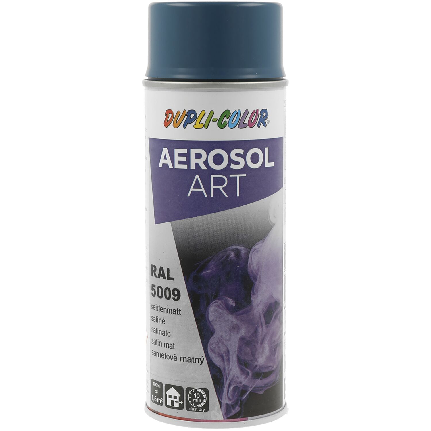 Dupli-Color Lackspray Aerosol Art 400ml azurblau seidenmatt / RAL 5009 (400 ml)