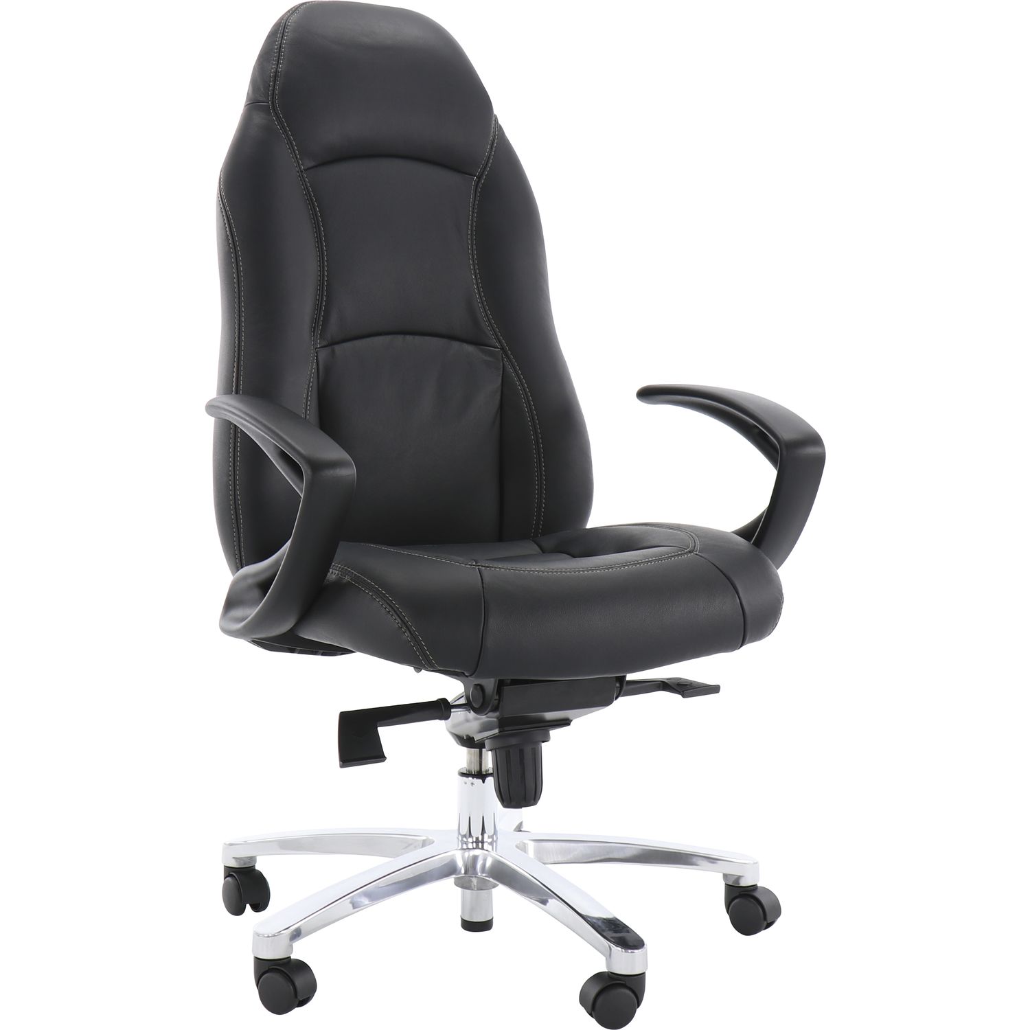 Topstar Bürodrehstuhl RS 1 Echtleder/Kunstleder schwarz
