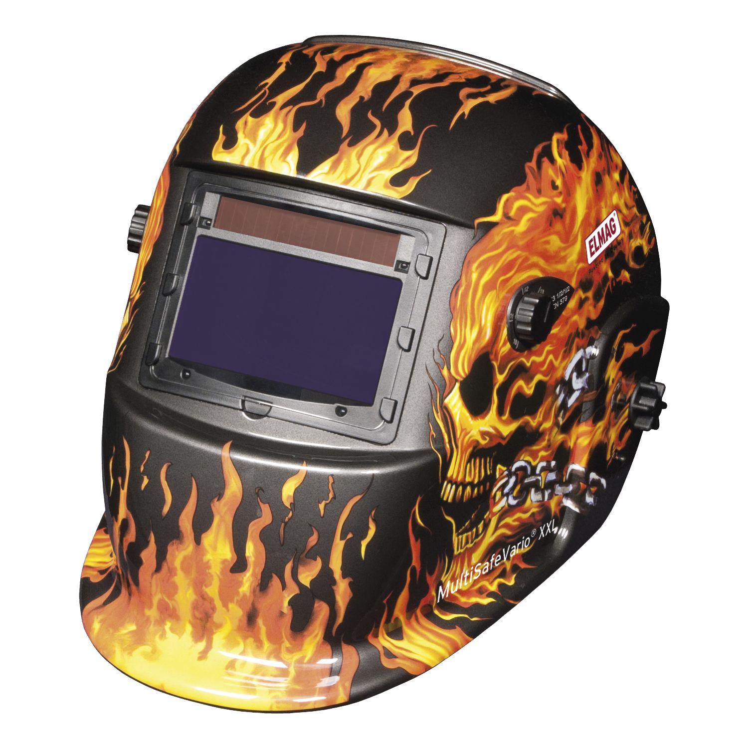 Elmag Schweißerschutzhelm MultiSafe Vario Design "Flame"