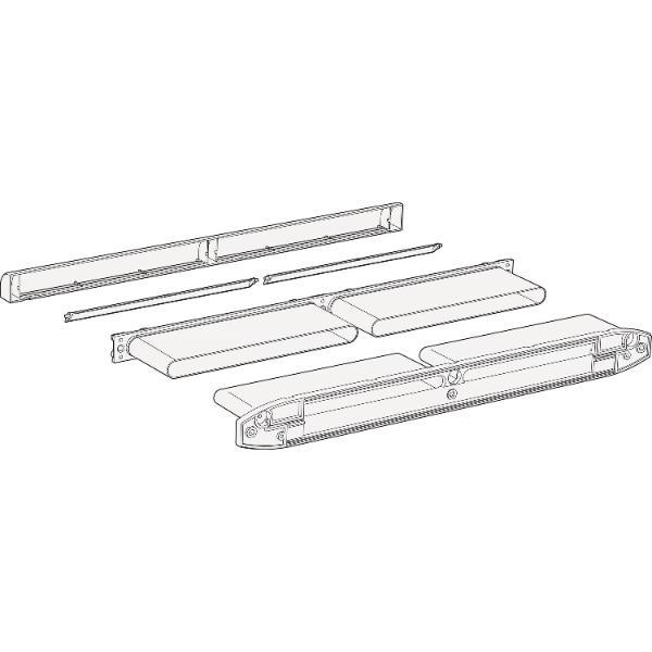 SIEGENIA Kanal-Set für Fensterlüfter Aeromat midi HY, Kunststoff weiß RAL9016