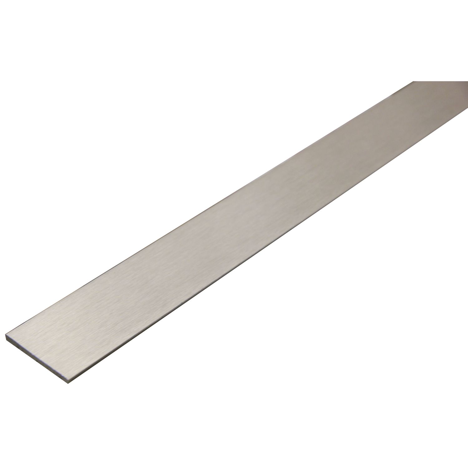 ninka Aluminium Flachstange AlMgSi0,5 (6060) F22 Edelstahloptik A1/C31 15/2 mm (6 m)