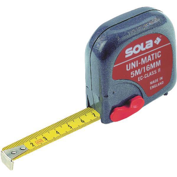 Sola Rollbandmaß Unimatic 3 m EG-Prüfzeichen Genauigkeit II