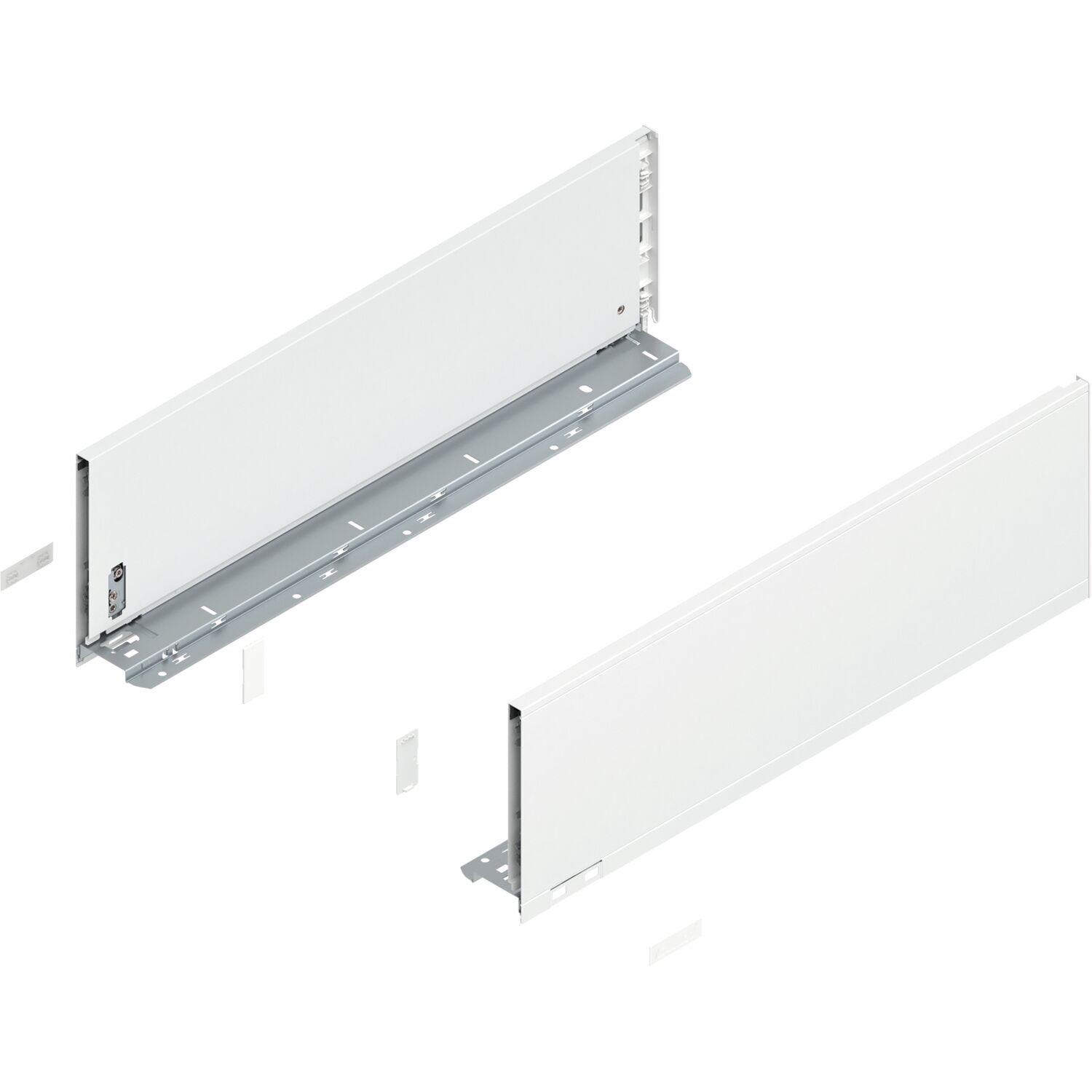 blum LEGRABOX pure Zarge Höhe C, NL 550, Seidenweiß-matt