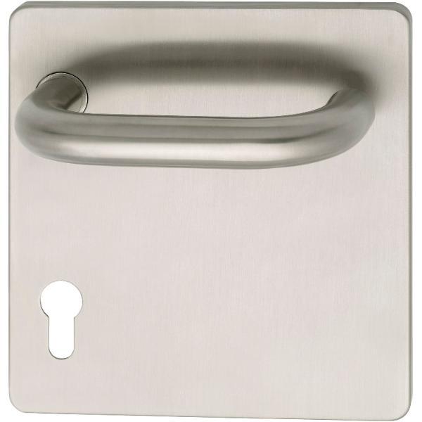Grundmann FH-Wechselgarnitur GEOS 1754/D55K m Breitschild PZ88, universal, silber elox