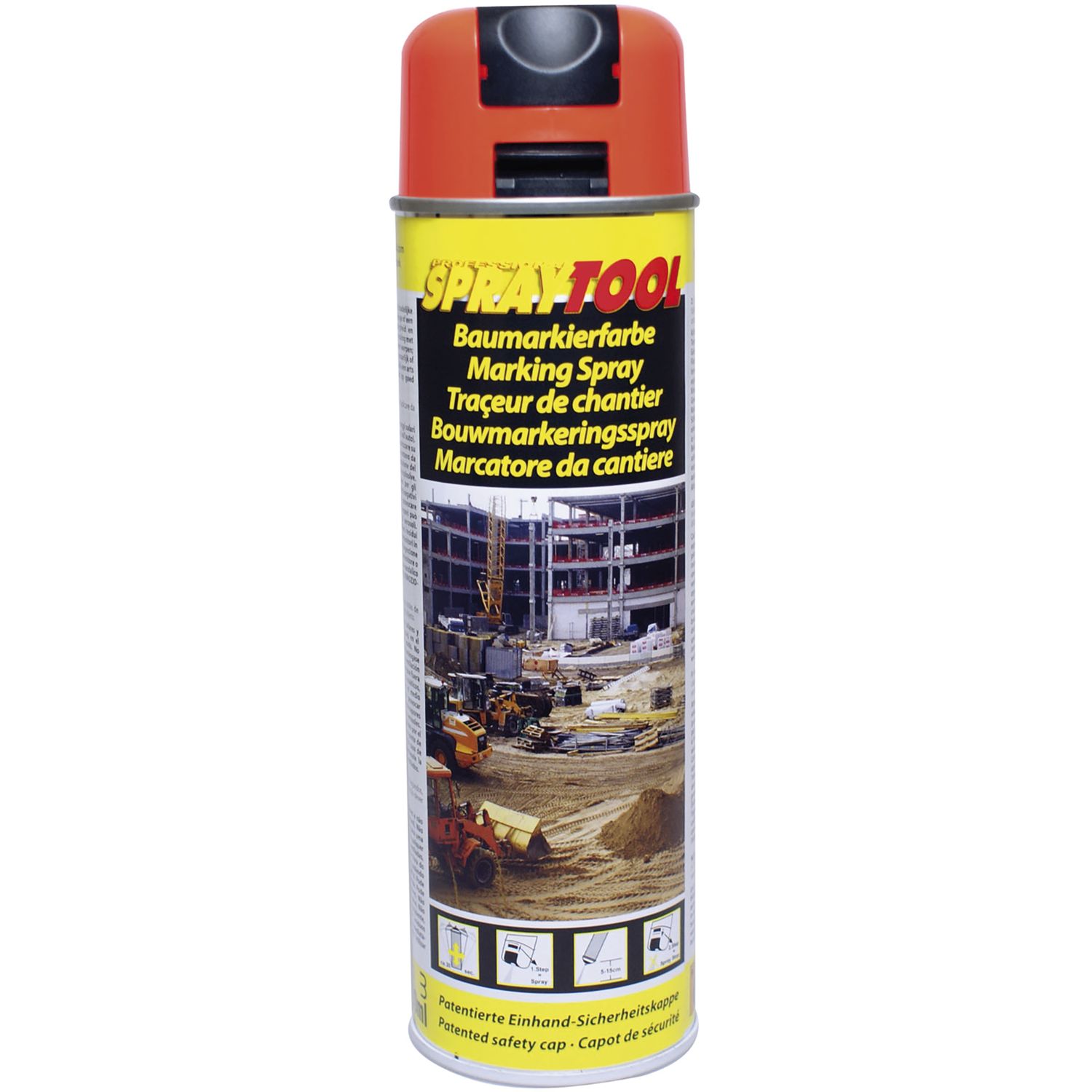 ColorMark Baumarkierspray – SprayTool neonorange 500ml