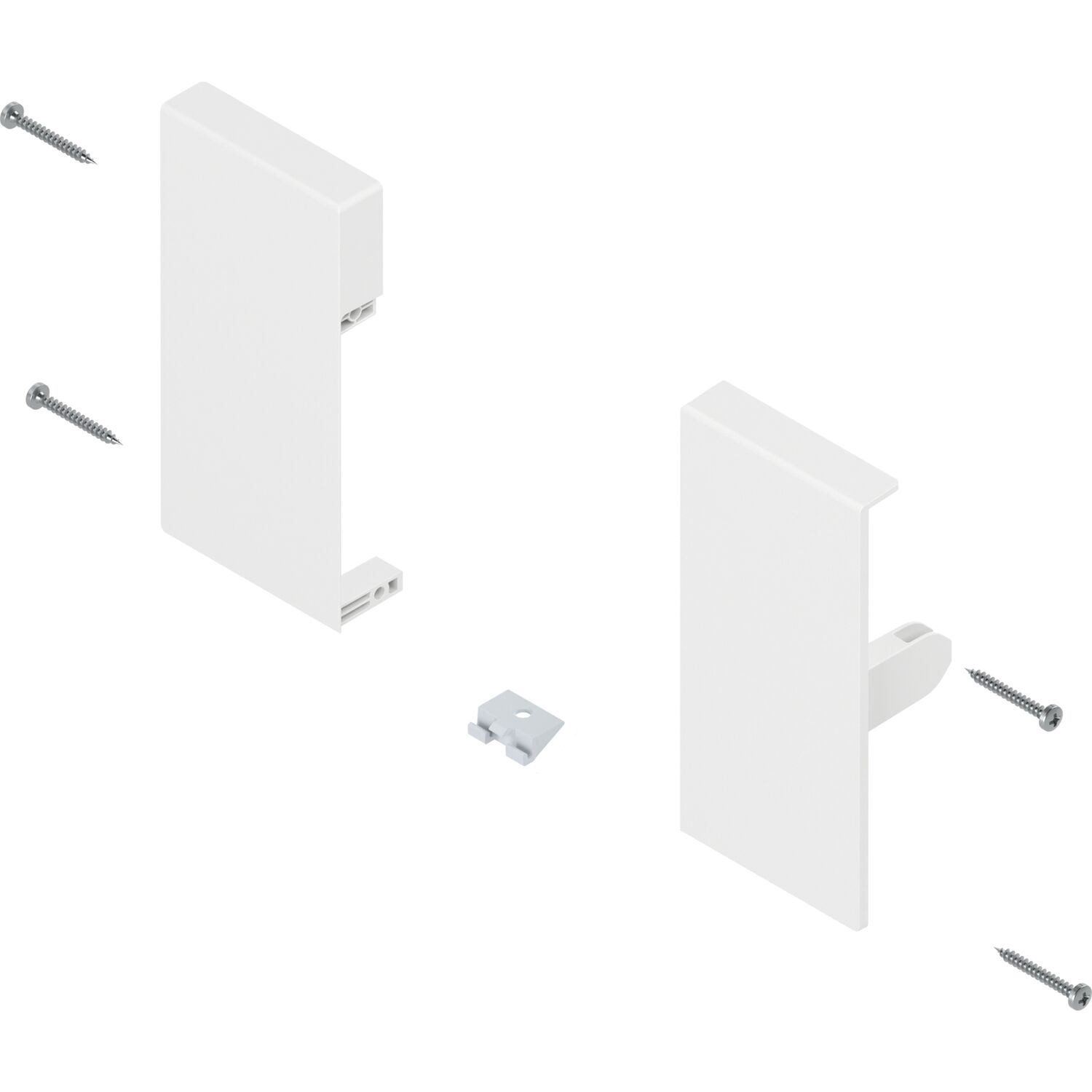 blum TANDEMBOX antaro Fronthalter Höhe K Kunststoff Seidenweiß