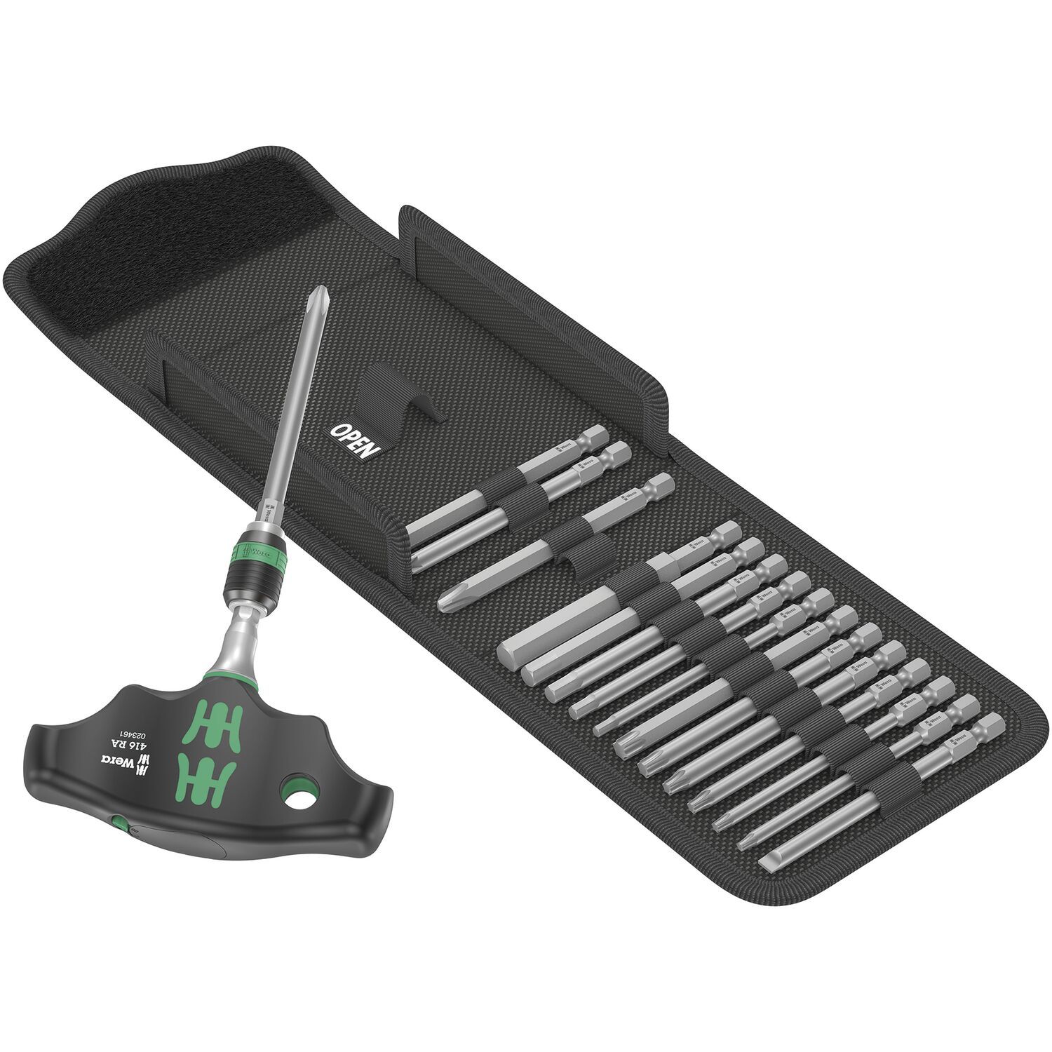 Wera Bit Satz Kraftform Kompakt 400 RA Set 1 17-teilig