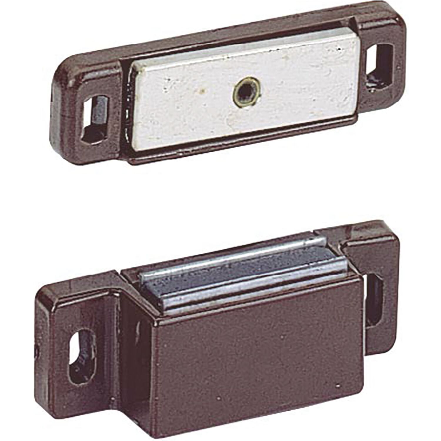 Hettich Haftmagnetschnapper M74 + Gegenstück, HK 4 kg, KS braun