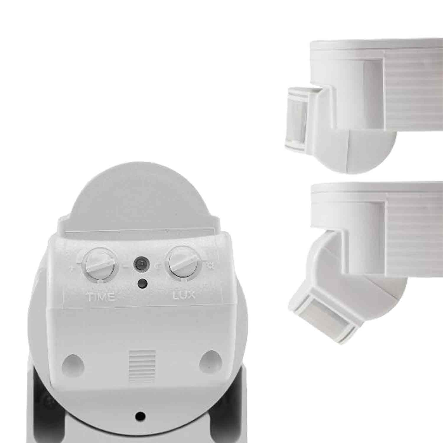 ISOLED PIR Bewegungsmelder weiß 230V max. 4A 180° max. 10m Detektionsradius IP44 Aufputzmontage