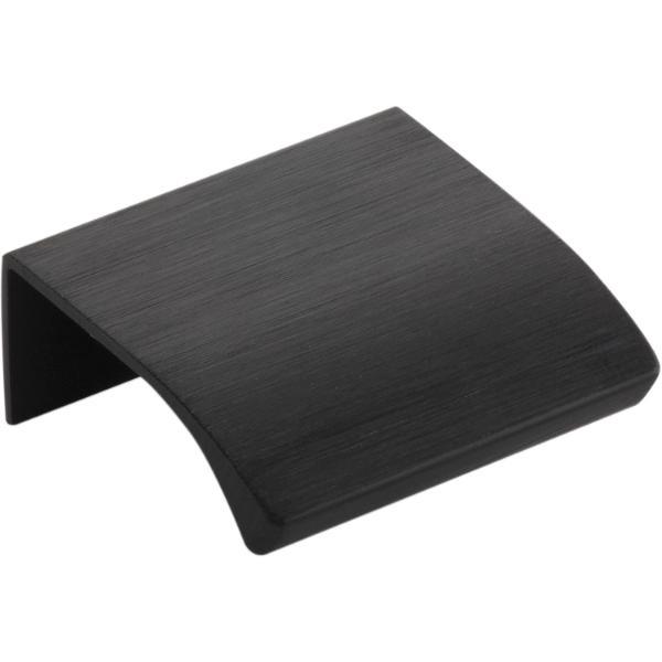 furnipart Griffleiste Edge Straight Lochabstand 20mm Länge 40mm Aluminium schwarz matt