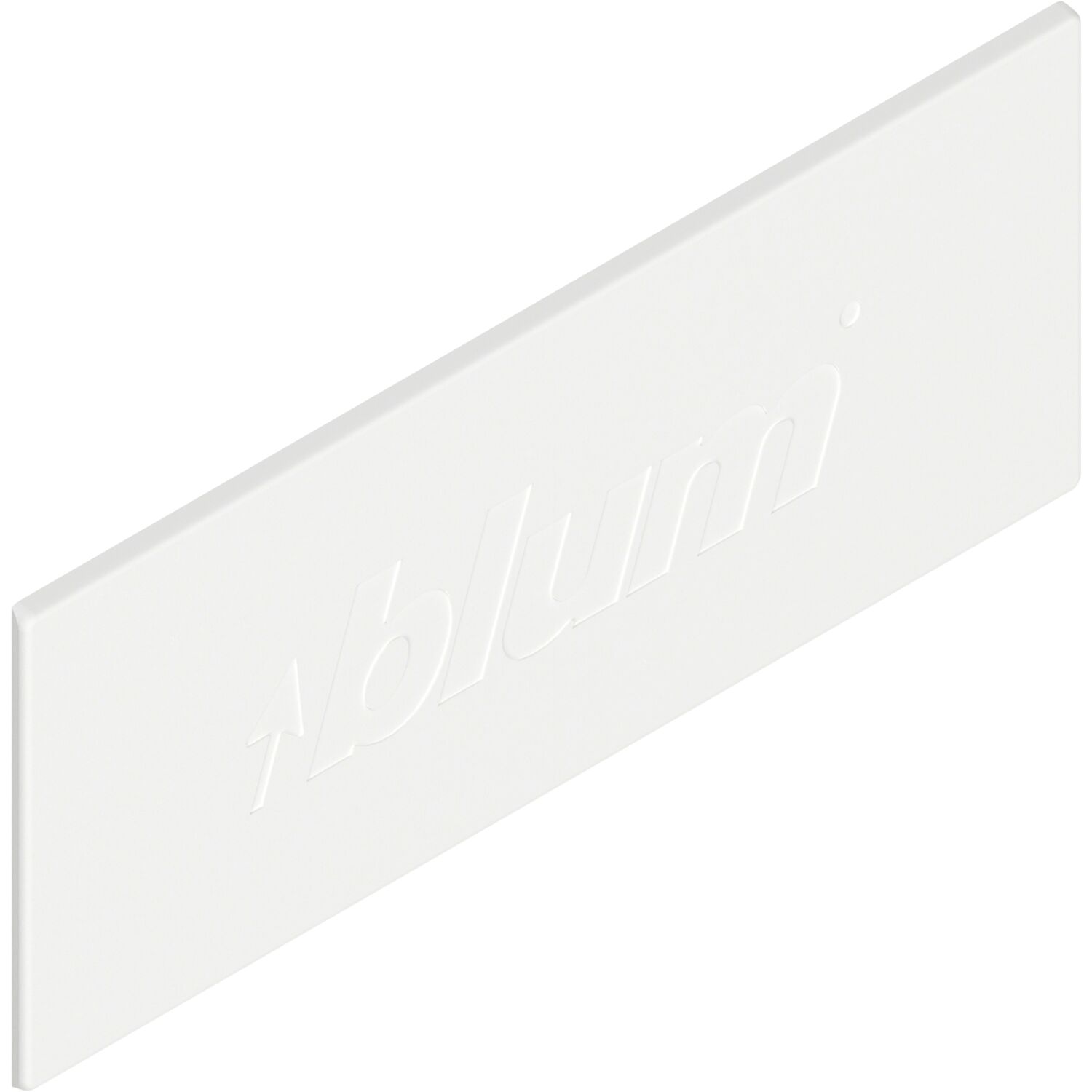 blum TANDEMBOX antaro Abdeckkappe Logo "blum", Kunststoff Seidenweiß