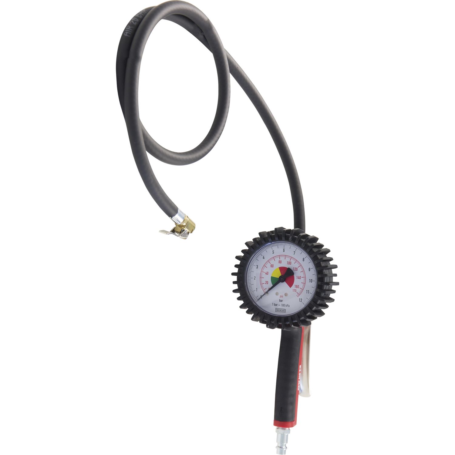 Hand Reifenfüller 60 GE mit Zwillingsstecker u. Präzisionsmanometer 0 - 10 bar