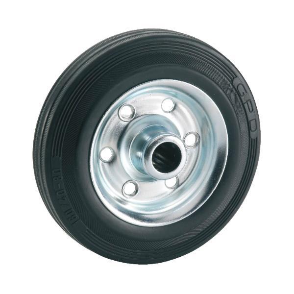 Dörner + Helmer Rad Vollgummi Stahlfelge 250 mm 250 kg