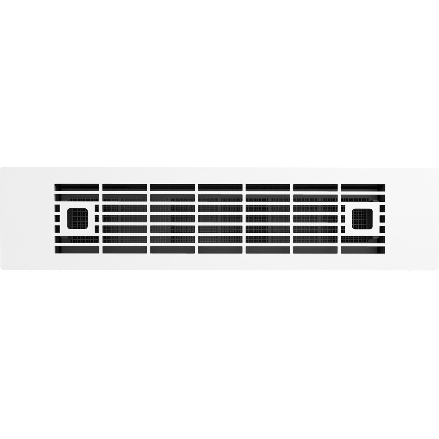 solido Lüftungsgitter 422 x 99 mm weiß eloxiert