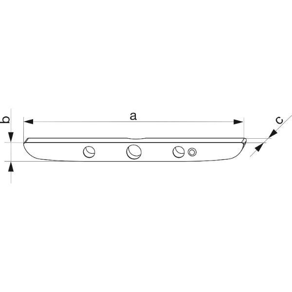 Maco #367850 MACO MM Zwischenlage für DK-Getriebe DM -6 mm H=5 mm Kunststoff grau