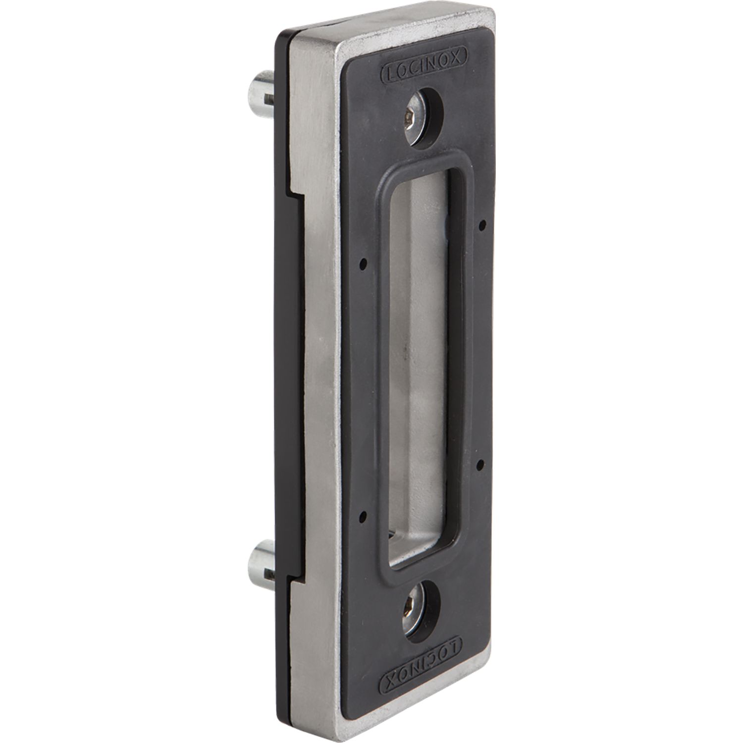 Locinox Schließblech/Schiebetoranschlag SSKZQF, 195 x 70 x 22 mm, Edelstahl