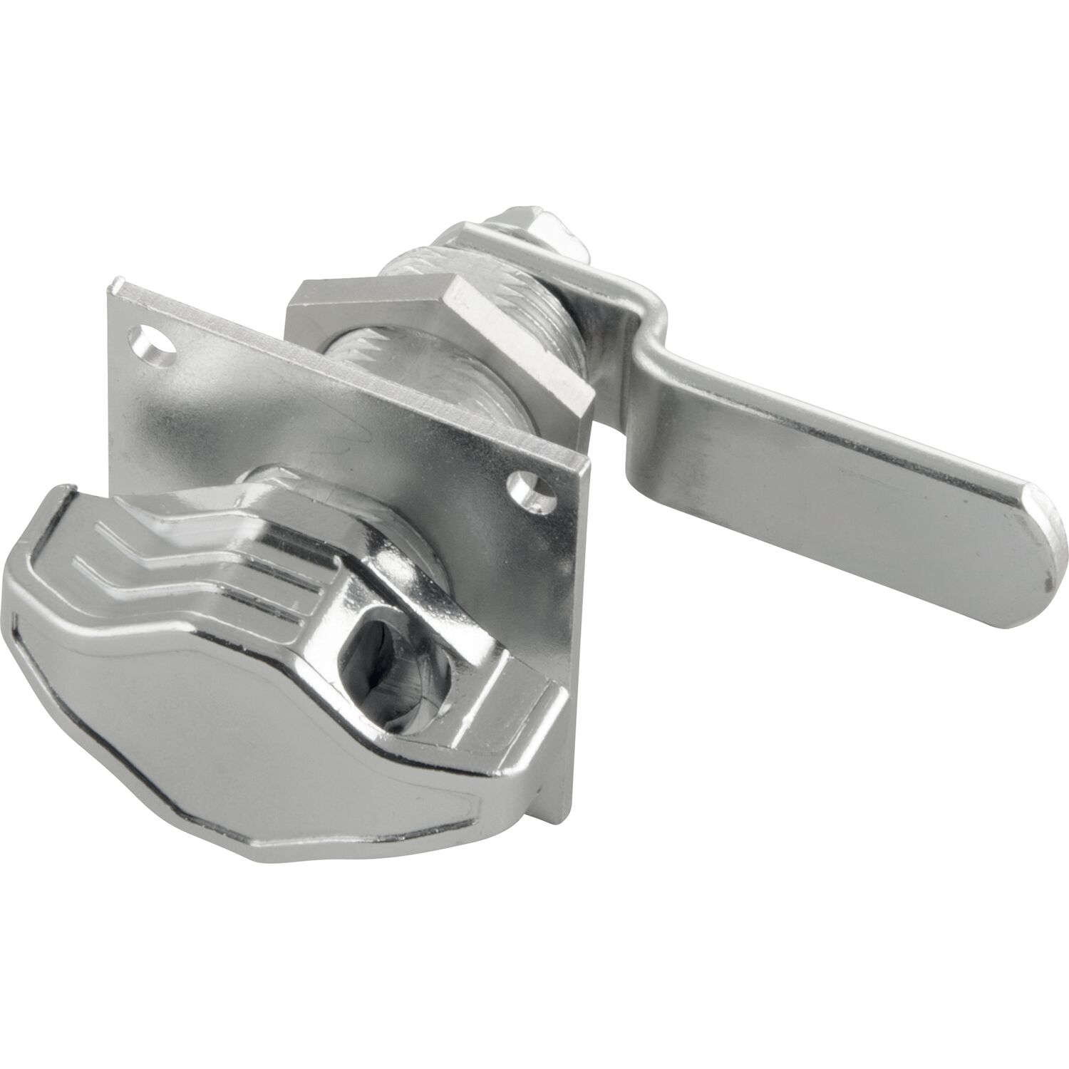 Strenger Blechmontagezylinder 7586 A m. Drehknopf absperrbar 45°,ø 20 mm, verchromt