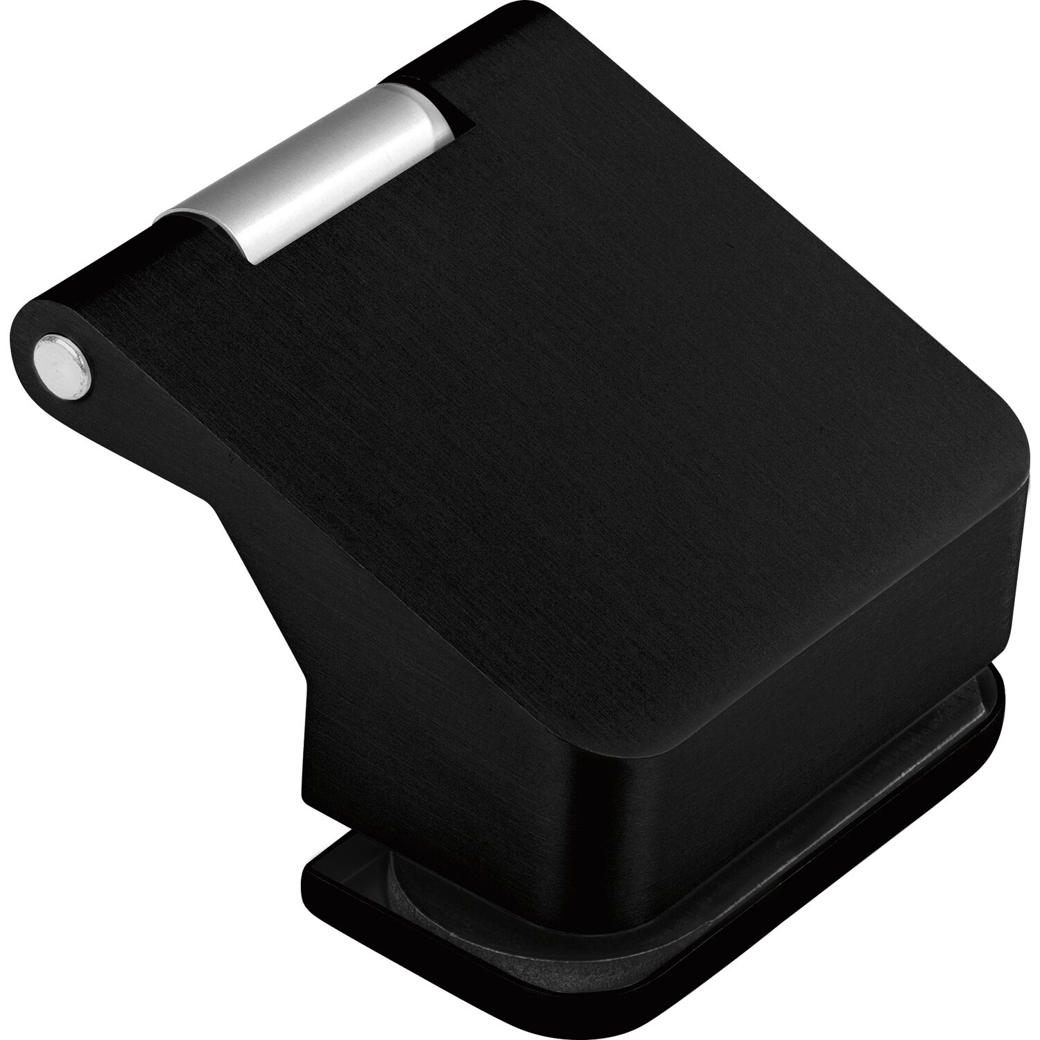 DORMA-Glas Türband Flügelteil Junior Office 11.238, 38,5 mm, Alu schwarz RAL9005