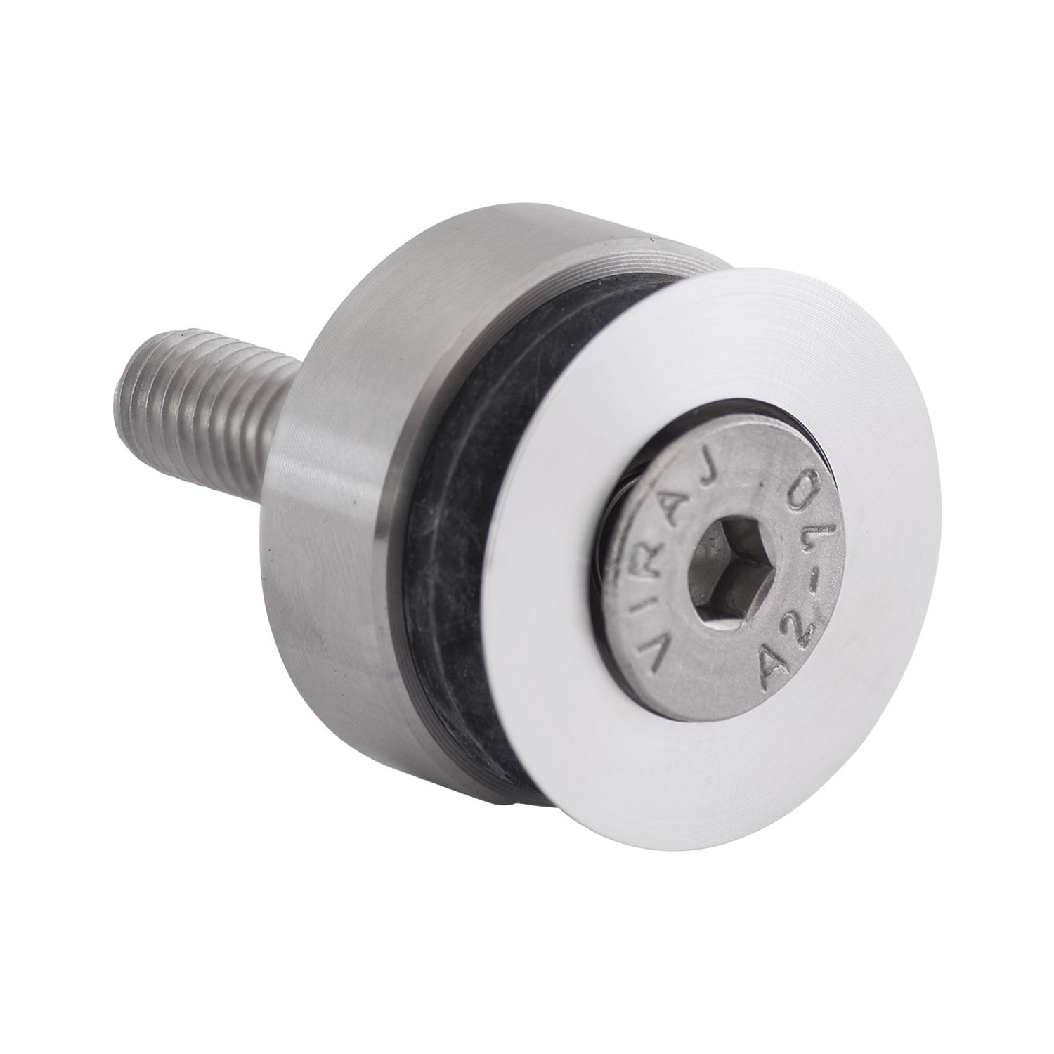 Längle Glaspunkthalter Senk 30, 8 - 20 mm Glas, Edelstahl/Aluminium