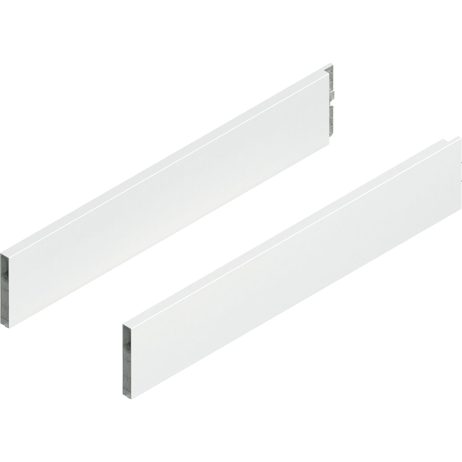 blum MERIVOBOX Boxcap Höhe E, NL 550, Seidenweiß-matt