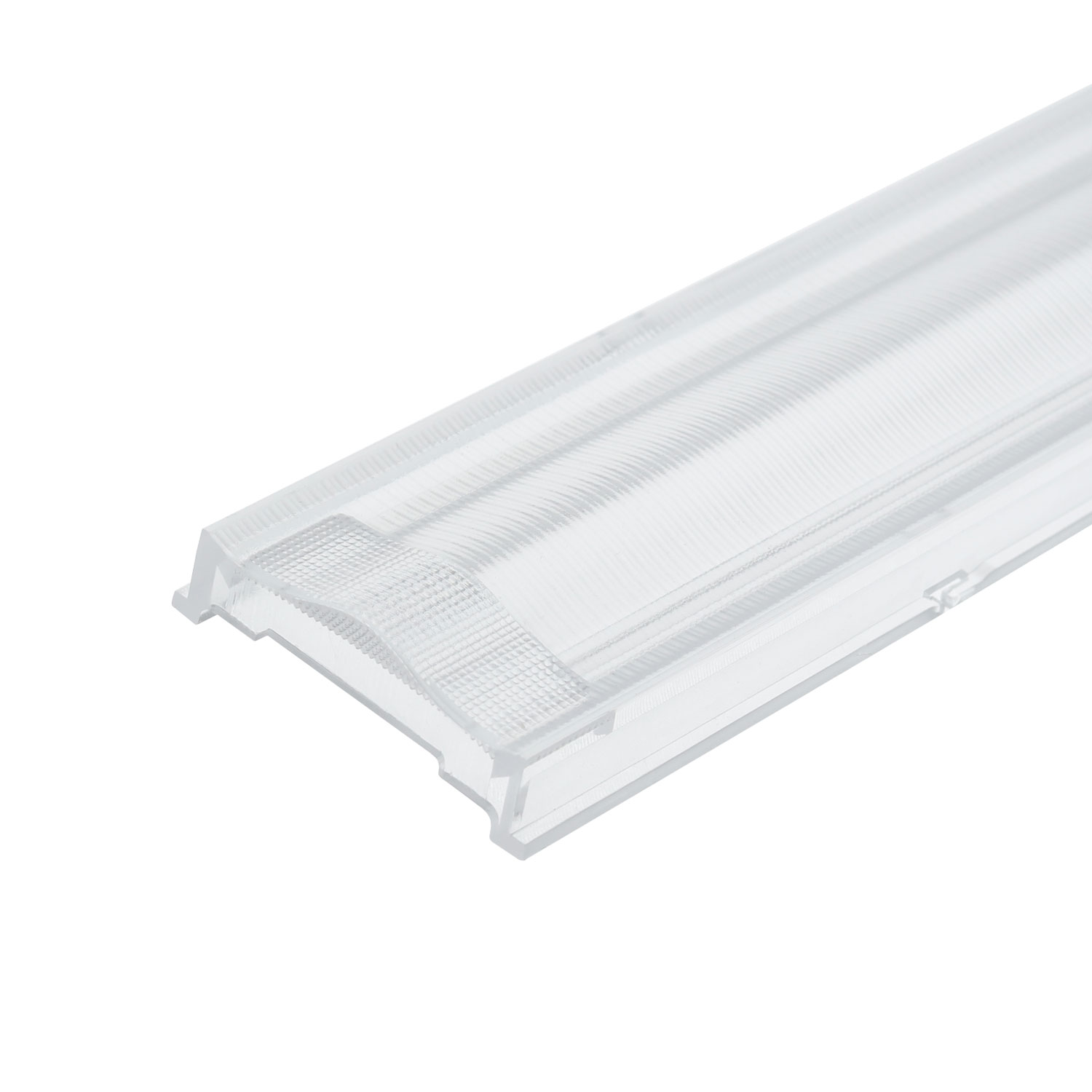 ISOLED Einschubcover 2x25° Linse doppelt-asymmetrisch für 3-Phasen Linearleuchte prismatisch 120cm