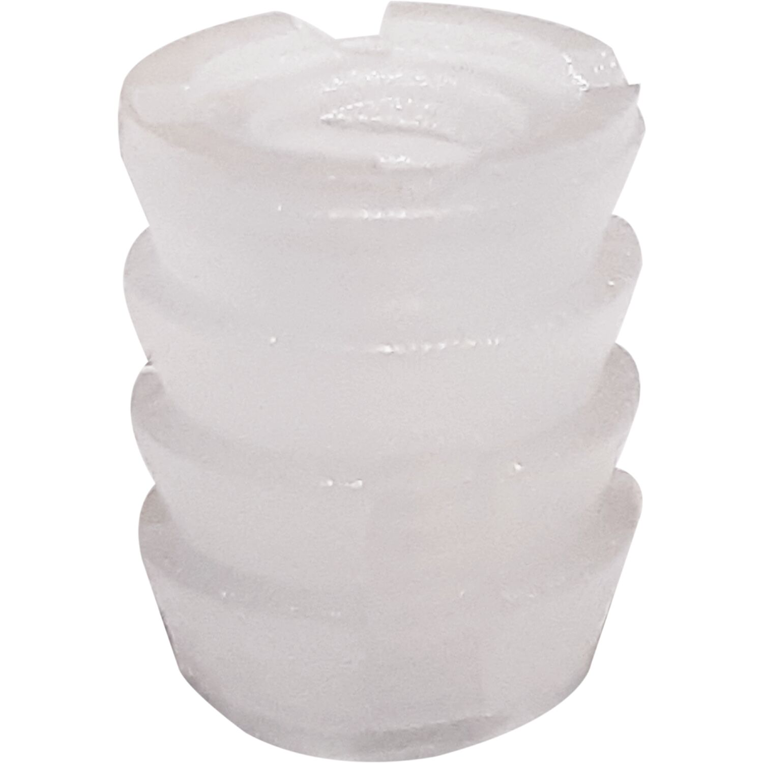 Einschlagmuffe rund, M6 Länge 11 mm, Bohr ø10 mm, Kunststoff natur