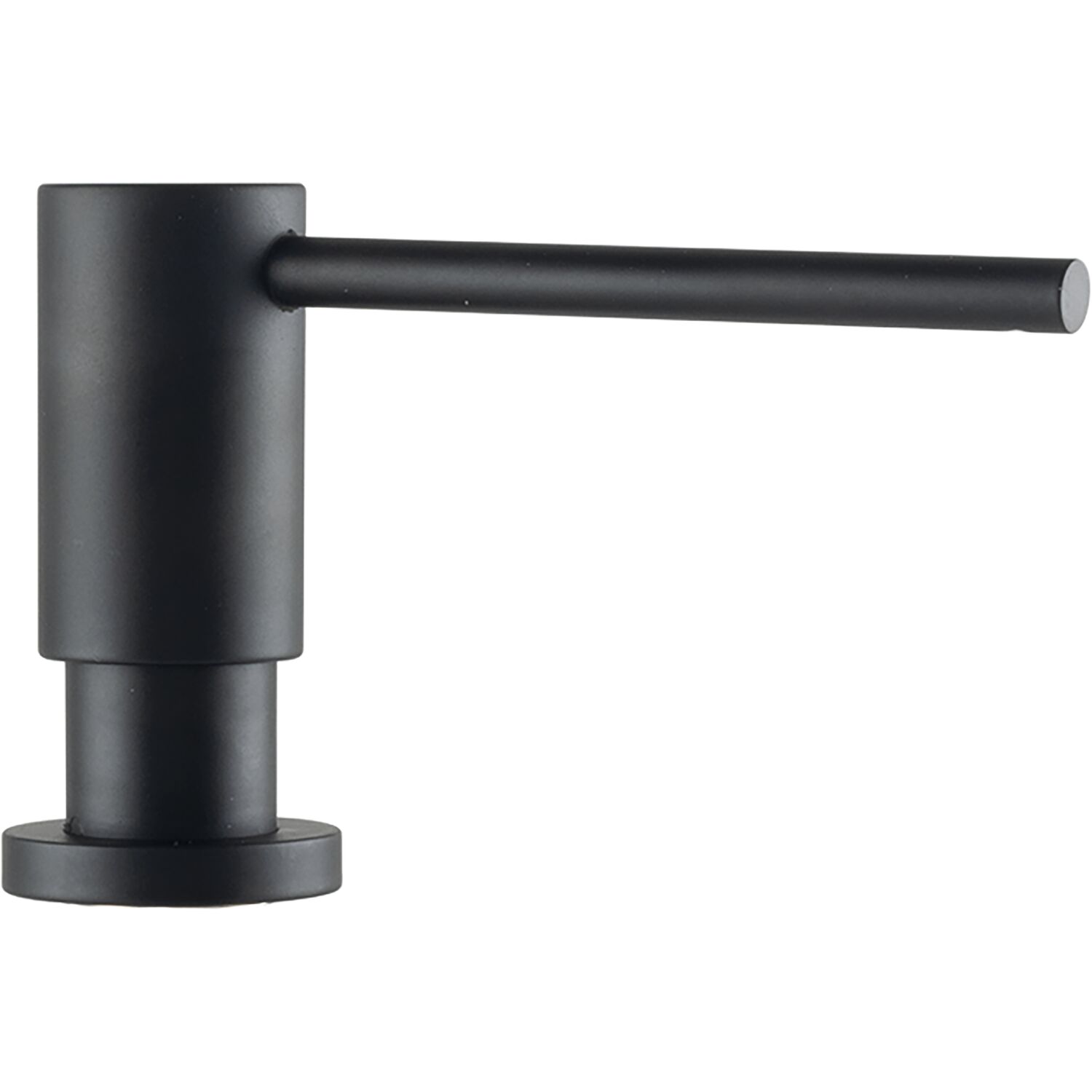 SOLIDO Spülmittelspender 900000SAT00NE, Schwarz matt