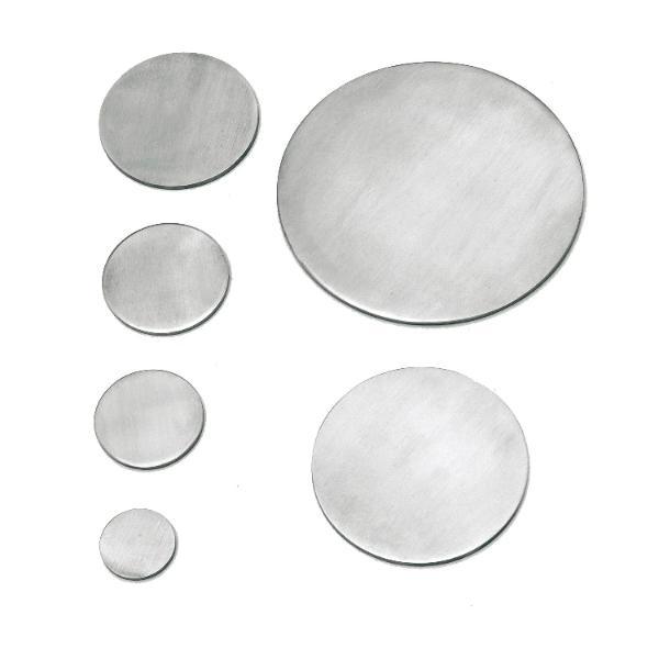 croso Ronde ø 60 mm, Materialstärke 4 mm, Edelstahl einseitig geschliffen V2A
