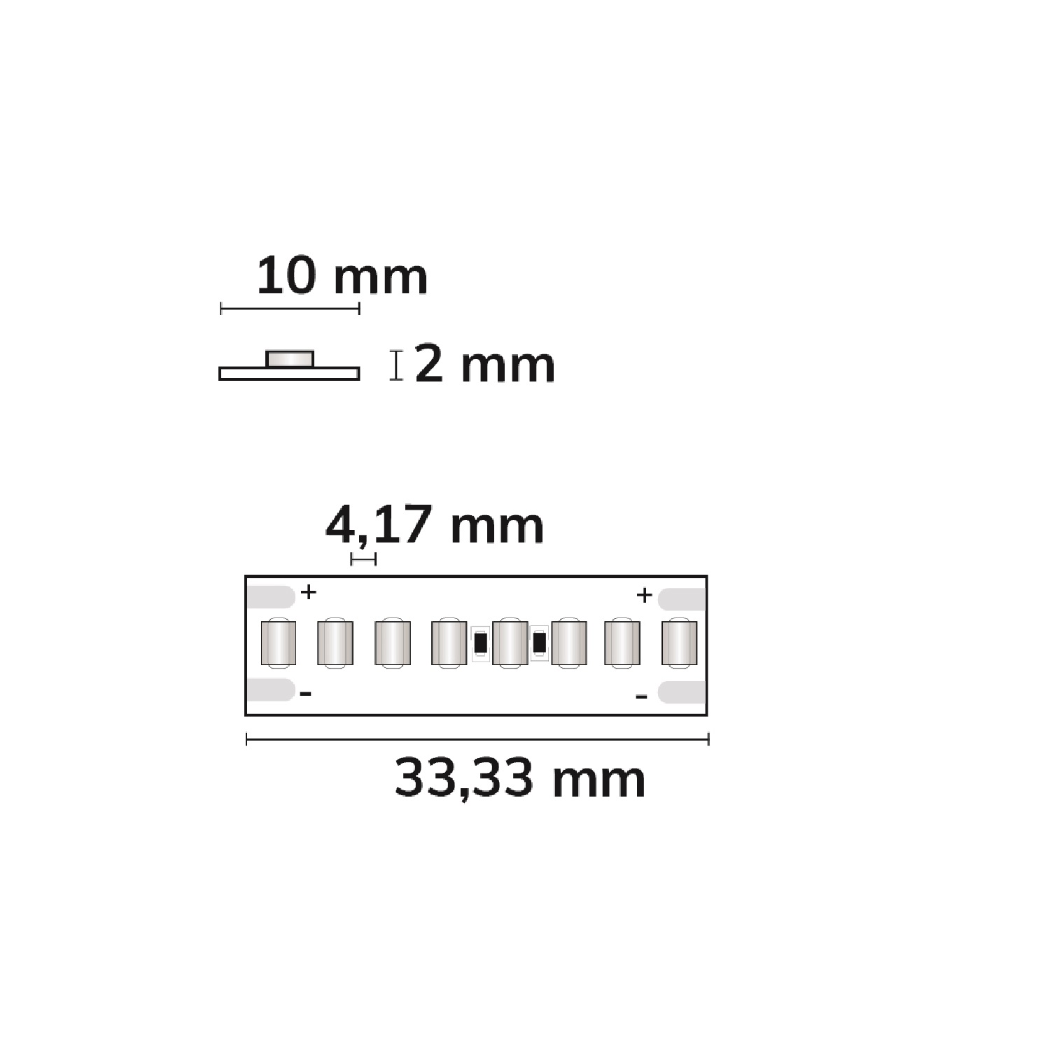 ISOLED LED HEQ930 Flexband High Bright 48V DC 22W IP20 3000K 140lm/W 5m Rolle 240 LED/m