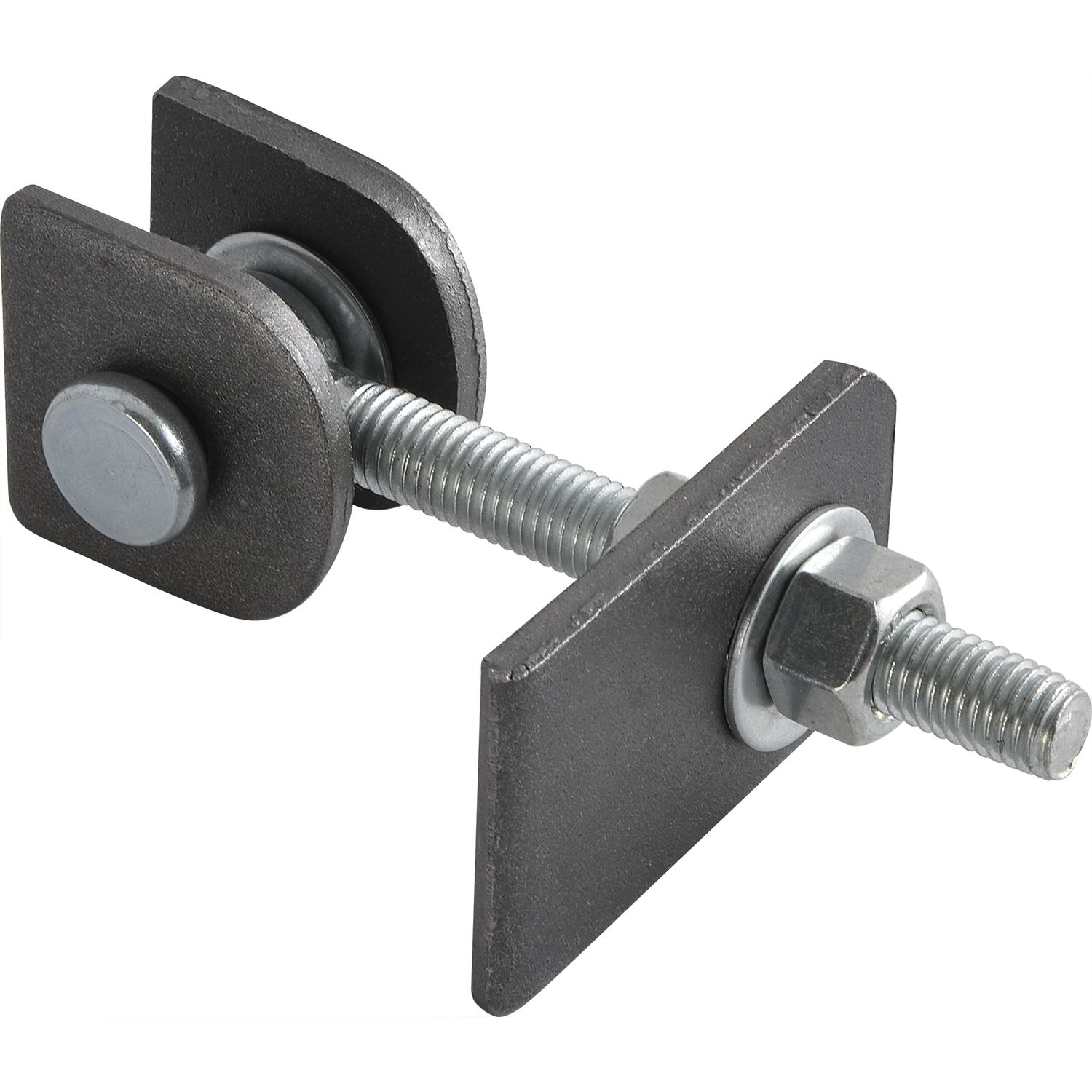croso Anschweißtorband verstellbar, Länge 120 mm, Stahl blank/ verzinkt