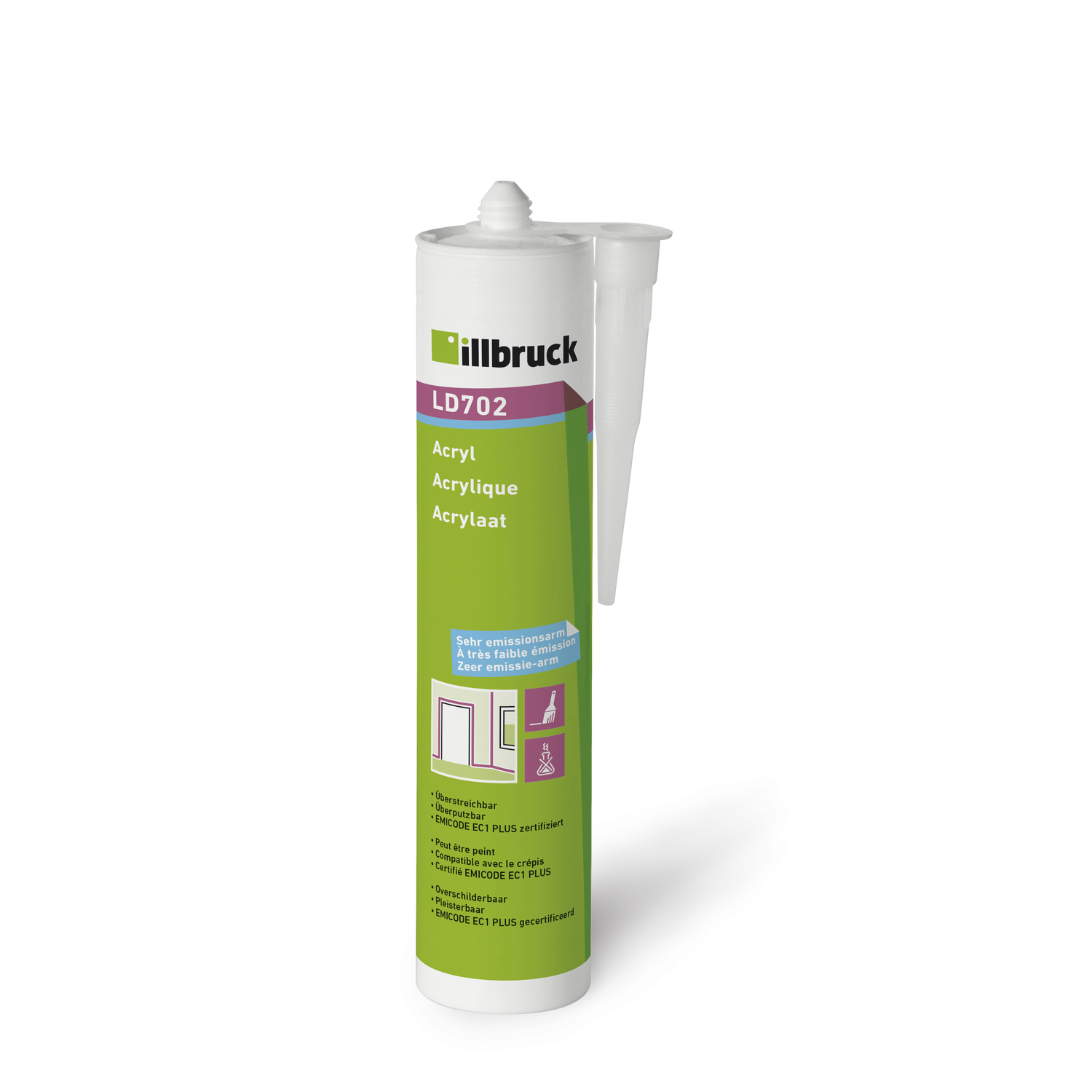 illbruck Acryl LD702 10% 310ml, grau