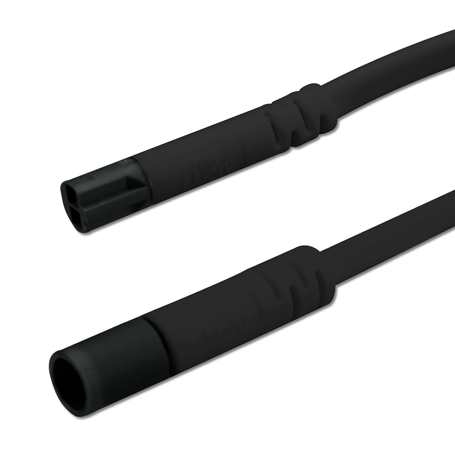 ISOLED Mini-Plug Verlängerung male-female 3m 2x0,75 IP54 schwarz max. 48V/6A