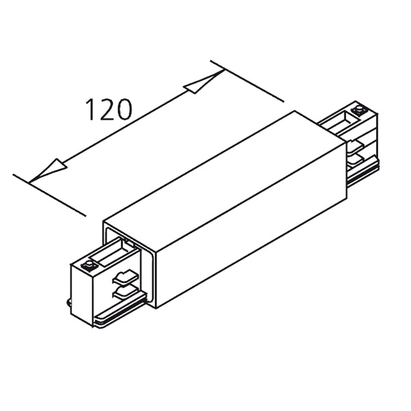 ISOLED 3-Phasen Classic Mittel-Einspeisung weiß